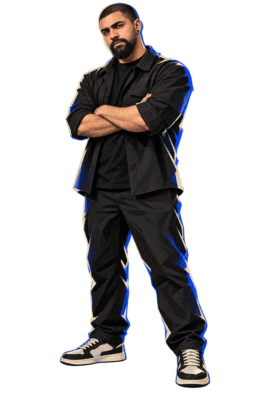 Victão estrategista — personagem criado a partir da sua identidade